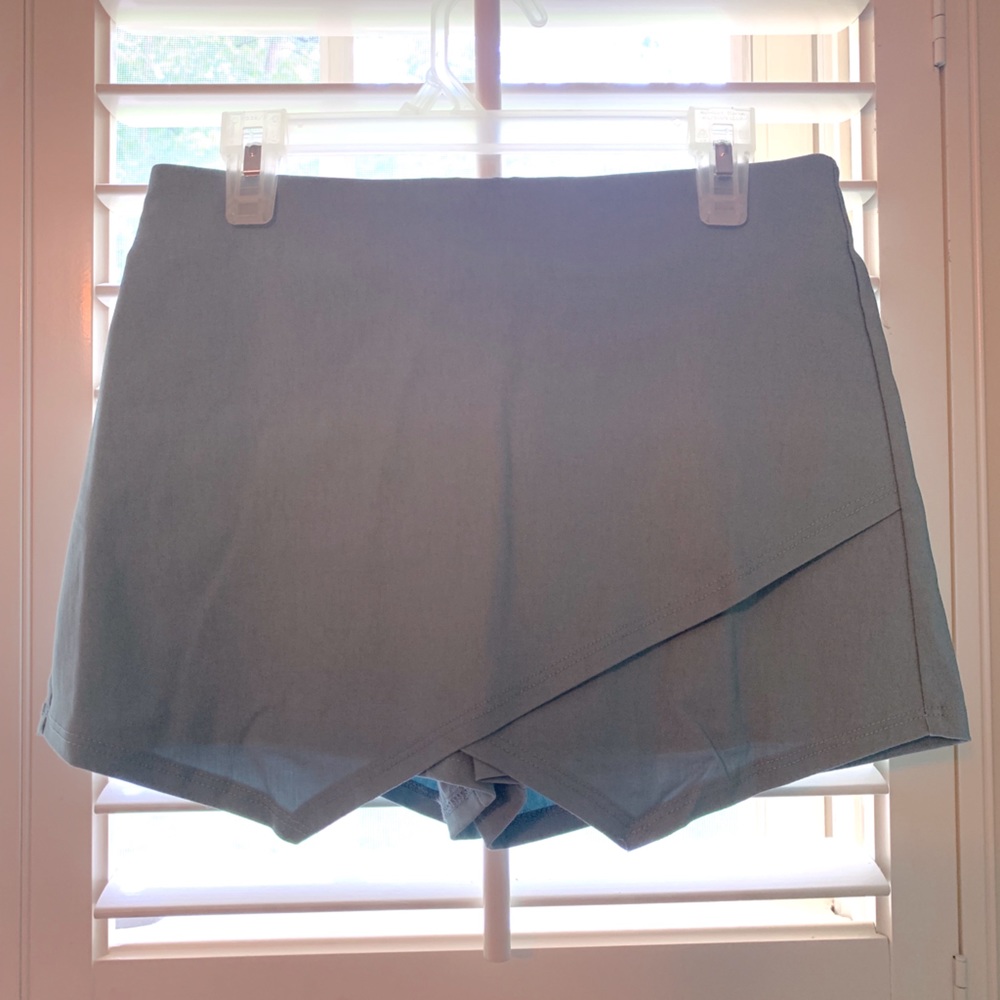 light blue envelope skort